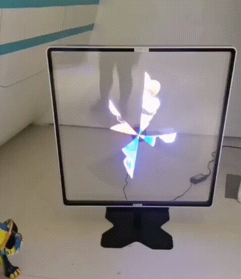 3D全息風扇屏的原理